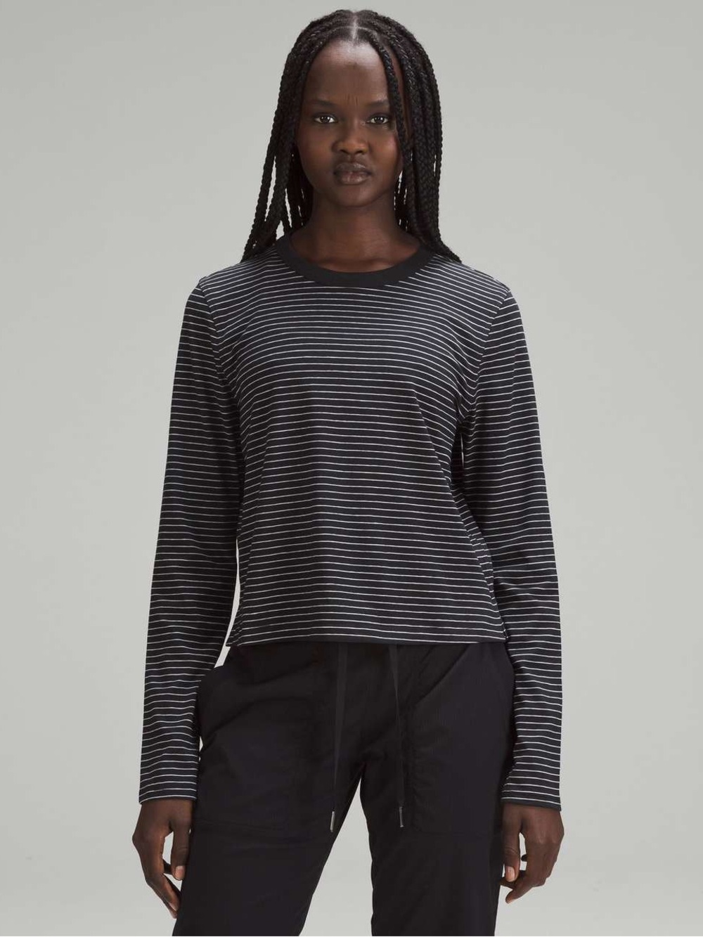 Lululemon Classic Fit Cotton Blend Long Sleeve Shirt  size 6